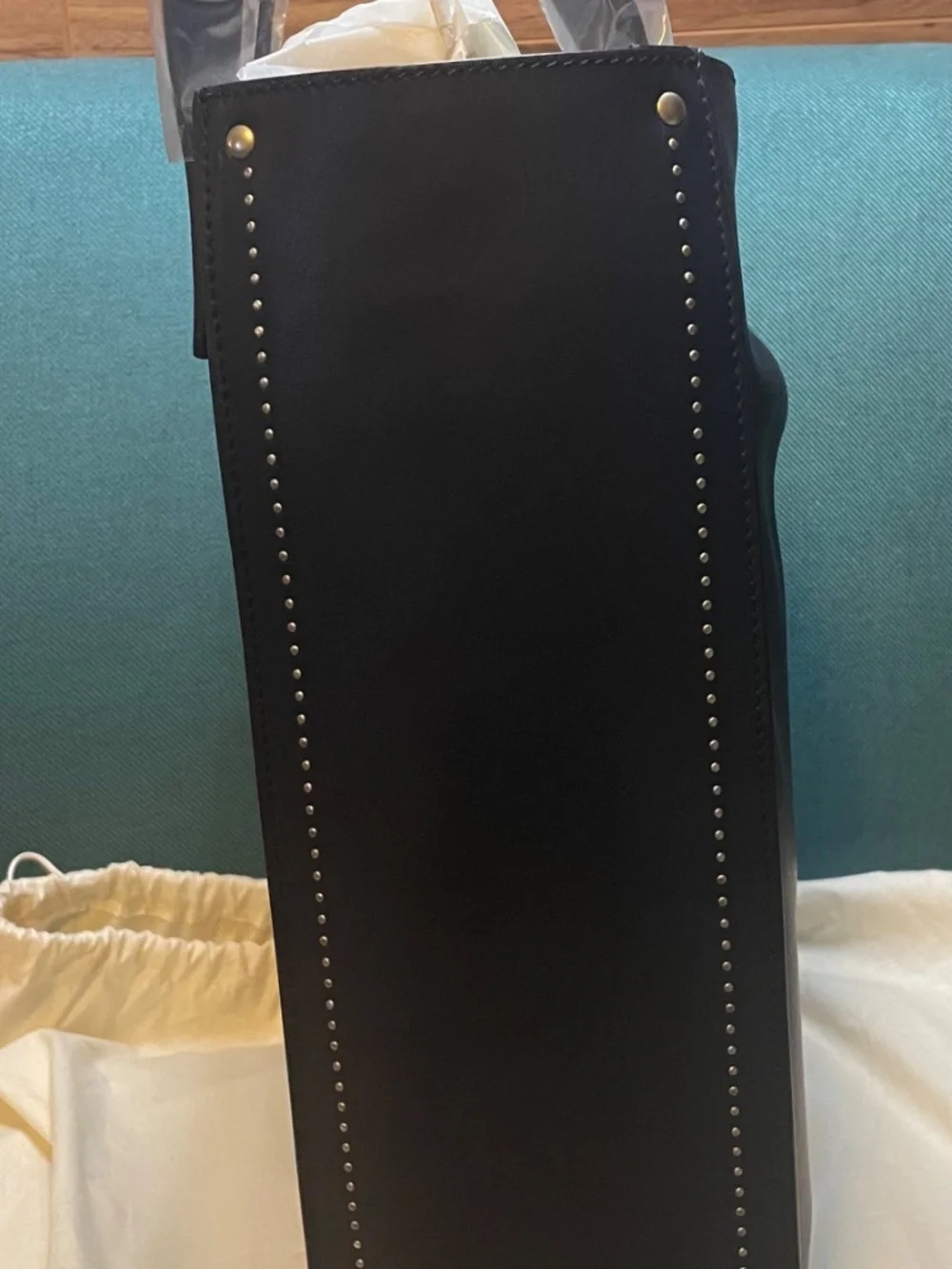 Salvatore Ferragamo -  Studded Shopper Tote - MSRP 1300 - Made in Italy